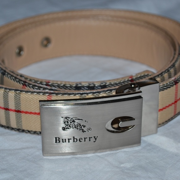 burberry nova check belt